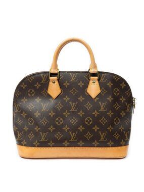 Louis Vuitton Alma Brown Monogram Canvas Handbag